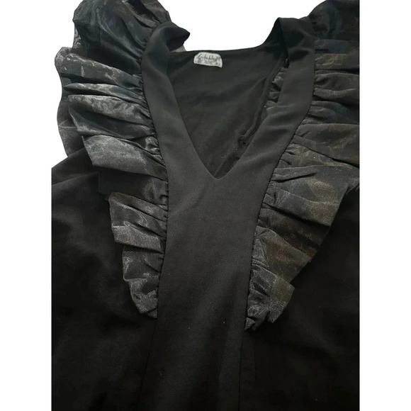 Intimately by Free People Women's Black Paper Planes Bodysuit Size SP - Picture 4 of 11